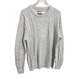 XRAY | Knit Sweater | Gray Sz L Cozy Winter Casual Comfort Pullover Soft